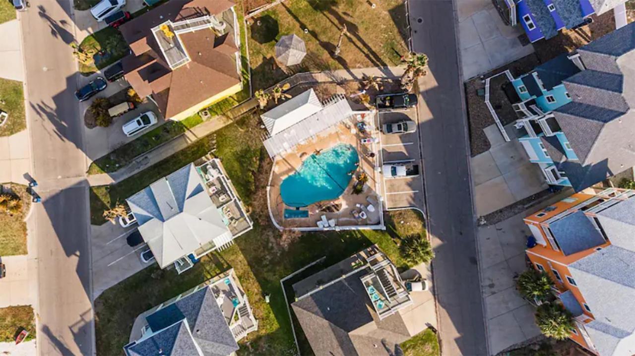 New 5 Bdrm W/Pool, Observation Deck Walk To Beach! Port Aransas Exteriér fotografie